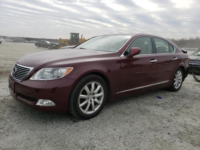 JTHBL46F085060876 - 2008 LEXUS LS 460 BURGUNDY photo 1