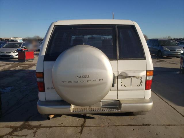 JACDJ58X4W7906955 - 1998 ISUZU TROOPER S WHITE photo 6