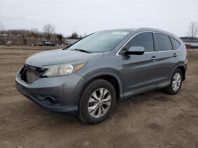 2HKRM4H77DH606098 - 2013 HONDA CR-V EXL GRAY photo 1