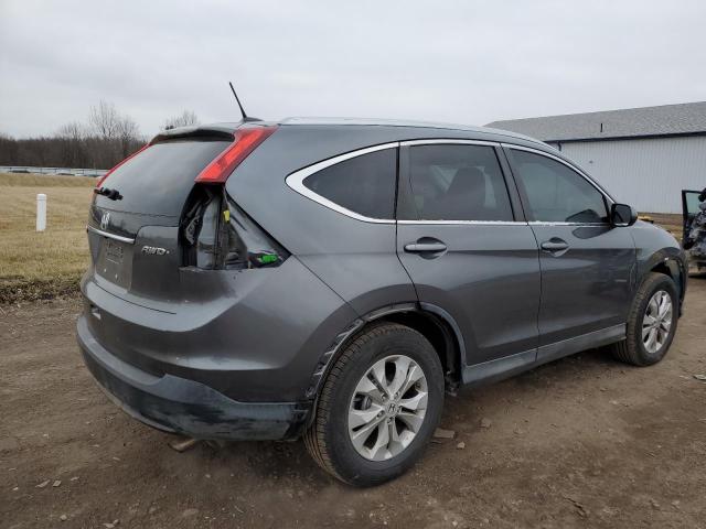 2HKRM4H77DH606098 - 2013 HONDA CR-V EXL GRAY photo 3