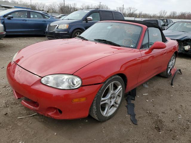 JM1NB353750410547 - 2005 MAZDA MX-5 MIATA BASE RED photo 1