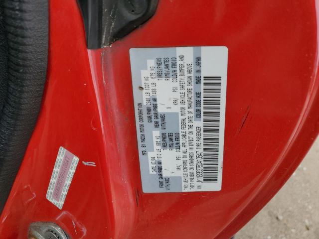 JM1NB353750410547 - 2005 MAZDA MX-5 MIATA BASE RED photo 12