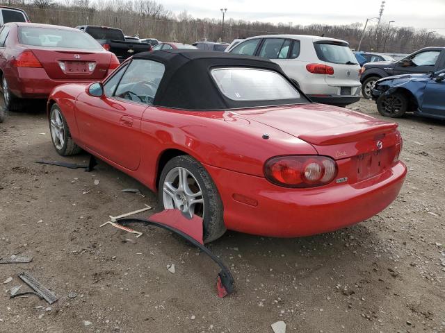 JM1NB353750410547 - 2005 MAZDA MX-5 MIATA BASE RED photo 2