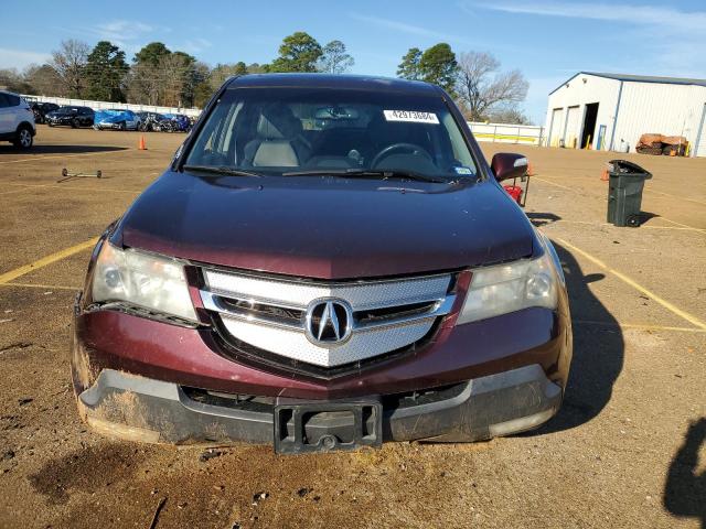 2HNYD28838H554177 - 2008 ACURA MDX SPORT BURGUNDY photo 5