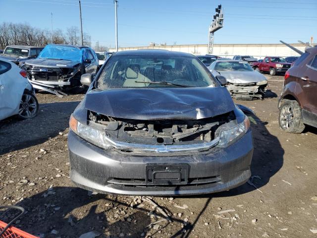 19XFB2F55CE066199 - 2012 HONDA CIVIC LX GRAY photo 5