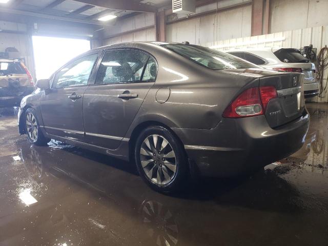 1HGFA16859L018033 - 2009 HONDA CIVIC EX GRAY photo 2