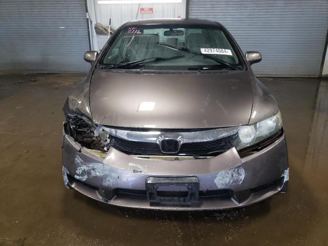 1HGFA16859L018033 - 2009 HONDA CIVIC EX GRAY photo 5