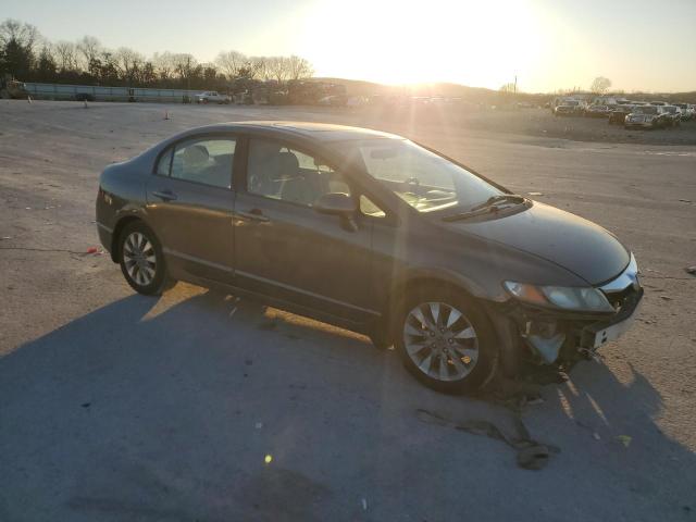19XFA16939E018449 - 2009 HONDA CIVIC EXL BROWN photo 4