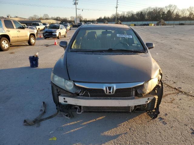 19XFA16939E018449 - 2009 HONDA CIVIC EXL BROWN photo 5