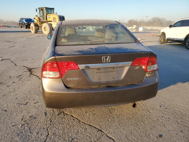19XFA16939E018449 - 2009 HONDA CIVIC EXL BROWN photo 6