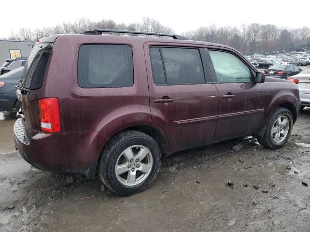 5FNYF48529B046596 - 2009 HONDA PILOT EXL RED photo 3