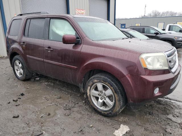 5FNYF48529B046596 - 2009 HONDA PILOT EXL RED photo 4