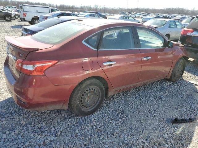 3N1AB7AP8GL636281 - 2016 NISSAN SENTRA S RED photo 3