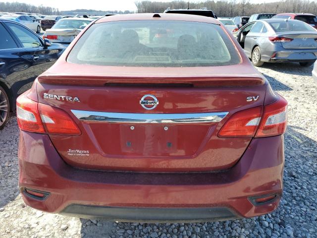 3N1AB7AP8GL636281 - 2016 NISSAN SENTRA S RED photo 6