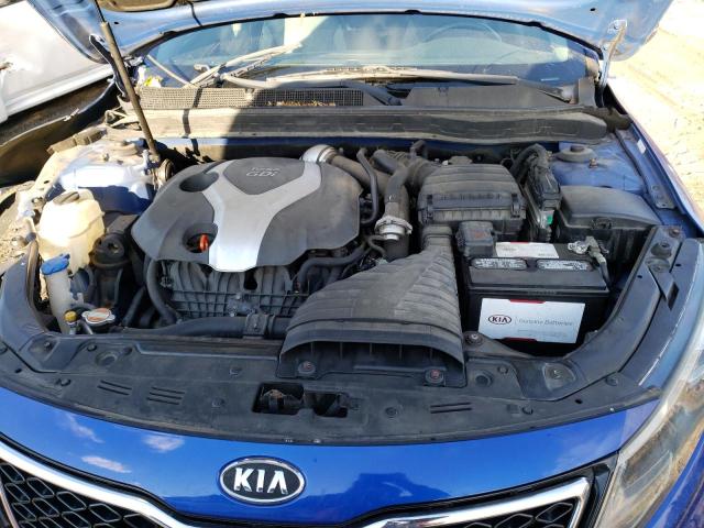 5XXGR4A63CG052711 - 2012 KIA OPTIMA SX BLUE photo 11