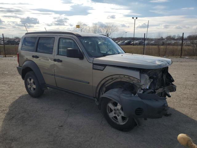 1D8GU28K47W728515 - 2007 DODGE NITRO SXT TAN photo 4