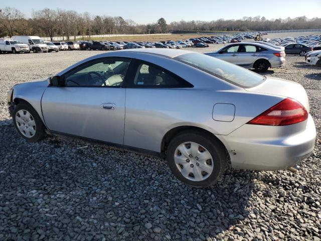 1HGCM82263A006576 - 2003 HONDA ACCORD LX SILVER photo 2