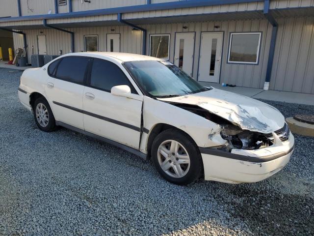 2G1WF52E639286325 - 2003 CHEVROLET IMPALA WHITE photo 4