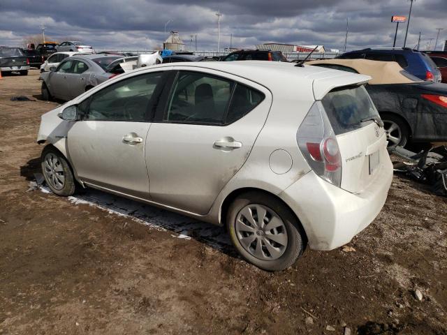 JTDKDTB32C1509169 - 2012 TOYOTA PRIUS C WHITE photo 2