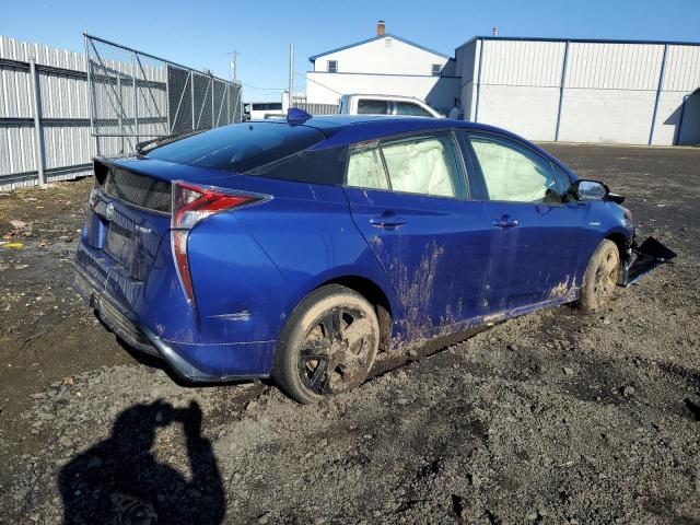 JTDKARFU1J3547301 - 2018 TOYOTA PRIUS BLUE photo 3