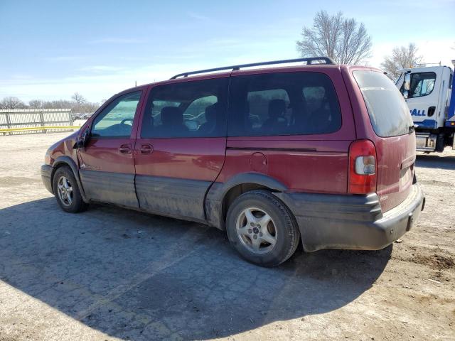 1GMDV33E05D112319 - 2005 PONTIAC MONTANA LUXURY MAROON photo 2