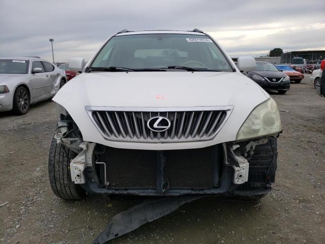 2T2GK31U78C033893 - 2008 LEXUS RX 350 WHITE photo 5