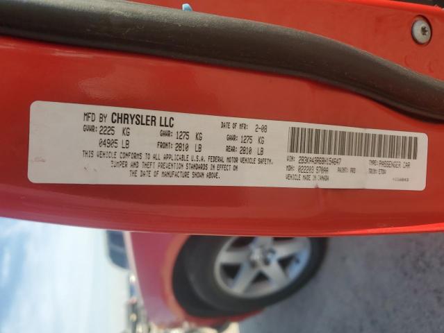 2B3KA43R68H154647 - 2008 DODGE CHARGER RED photo 12