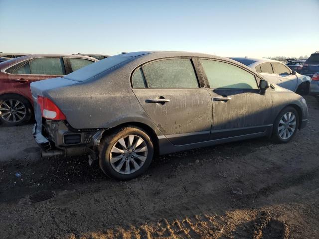 19XFA1F92BE011319 - 2011 HONDA CIVIC EXL ნაცრისფერი ფოტო 3