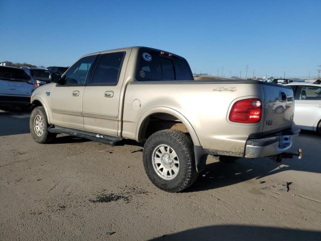 1FTRW08L11KE36169 - 2001 FORD F150 SUPERCREW TAN photo 2