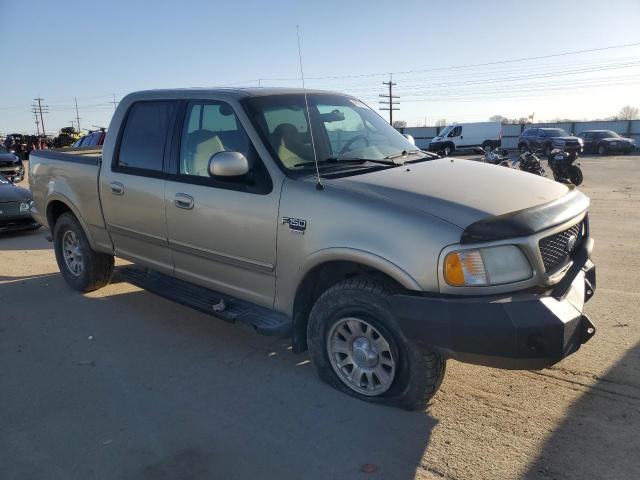 1FTRW08L11KE36169 - 2001 FORD F150 SUPERCREW TAN photo 4