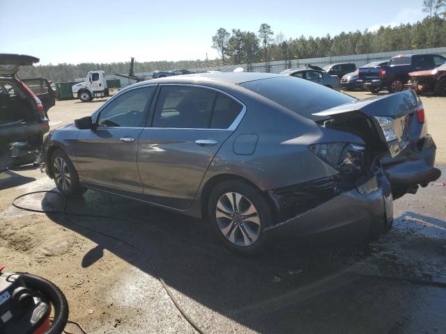 1HGCR2F36EA199929 - 2014 HONDA ACCORD LX GRAY photo 2