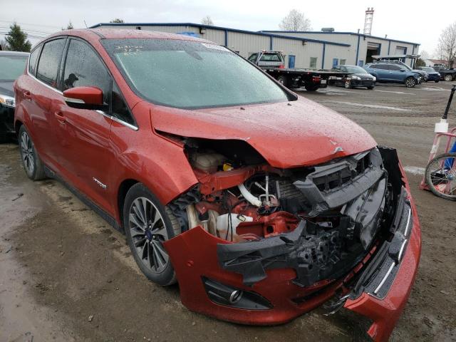 1FADP5DUXJL105688 - 2018 FORD C-MAX TITANIUM ORANGE photo 1