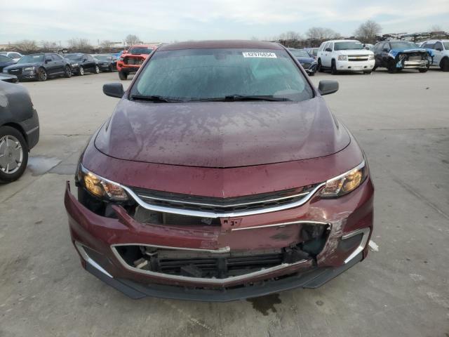 1G1ZB5ST7GF269666 - 2016 CHEVROLET MALIBU LS BURGUNDY photo 5