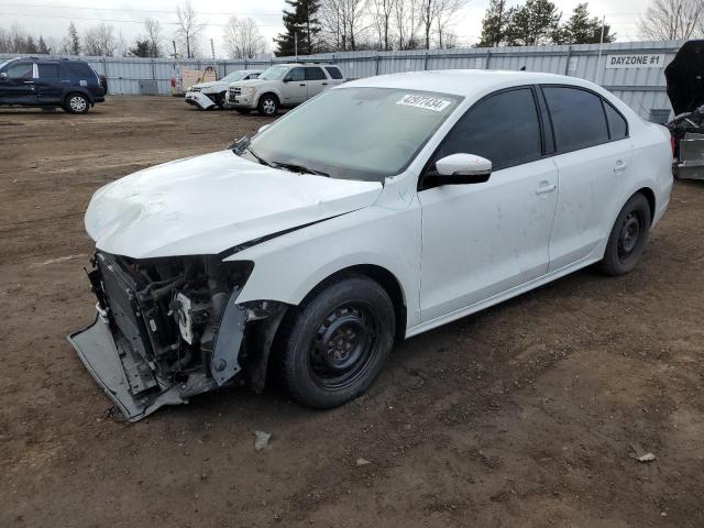 3VW2K7AJ5EM308012 - 2014 VOLKSWAGEN JETTA BASE WHITE photo 1