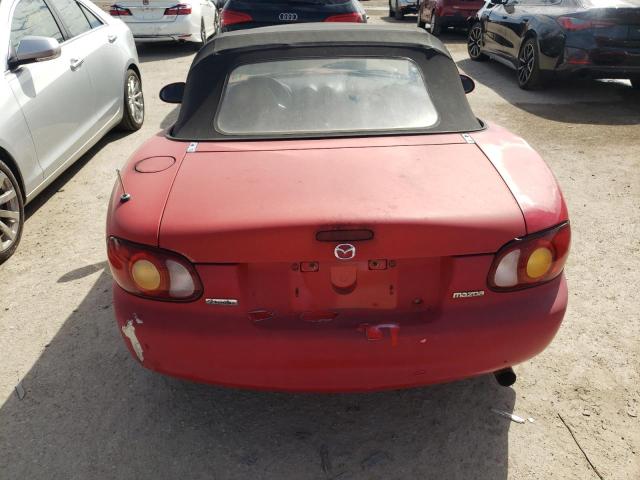 JM1NB3538Y0142144 - 2000 MAZDA MX-5 MIATA BASE RED photo 6