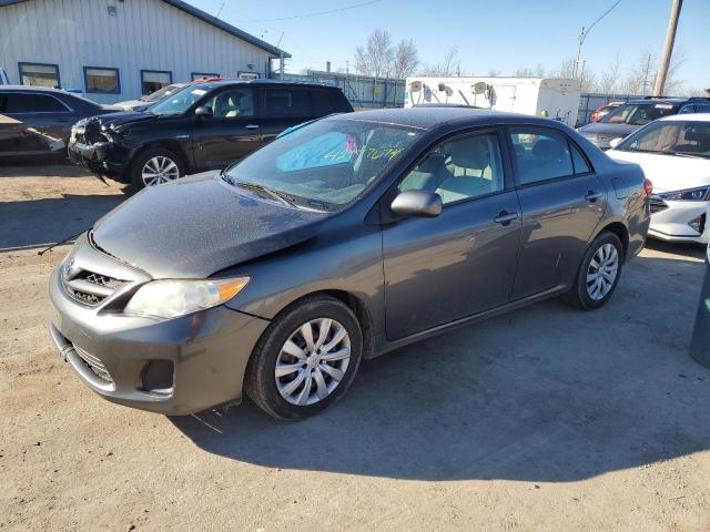 2T1BU4EE1CC784532 - 2012 TOYOTA COROLLA BASE GRAY photo 1