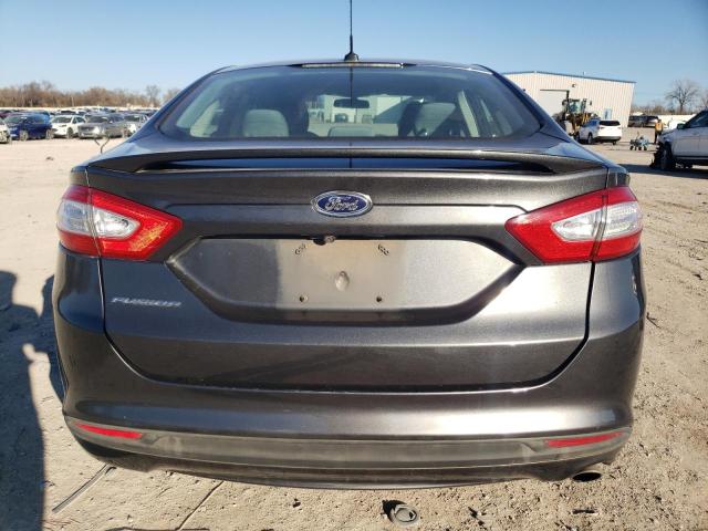 3FA6P0G79GR386362 - 2016 FORD FUSION S GRAY photo 6