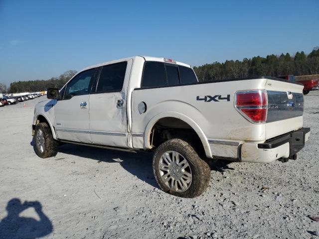 1FTFW1ET4BFC86162 - 2011 FORD F150 SUPERCREW WHITE photo 2