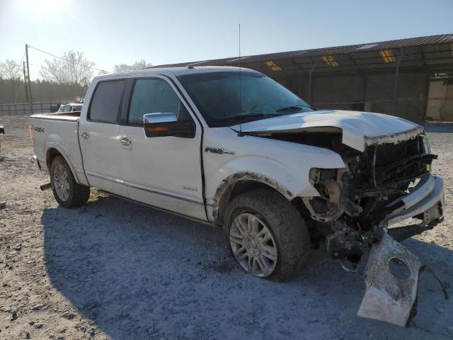 1FTFW1ET4BFC86162 - 2011 FORD F150 SUPERCREW WHITE photo 4