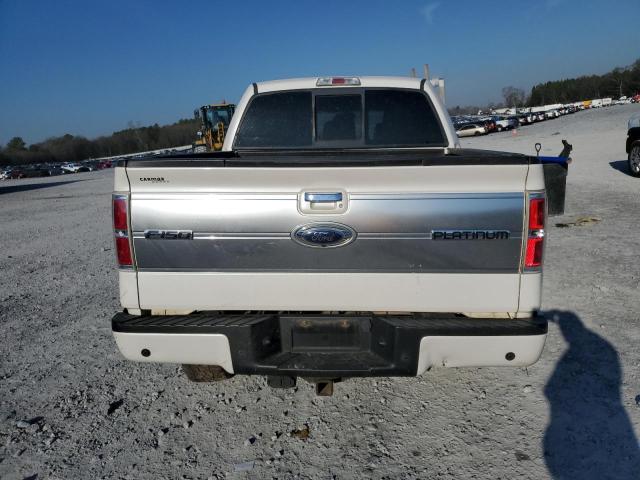 1FTFW1ET4BFC86162 - 2011 FORD F150 SUPERCREW WHITE photo 6