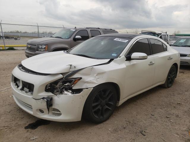 1N4AA51E89C809496 - 2009 NISSAN MAXIMA S CREAM photo 1