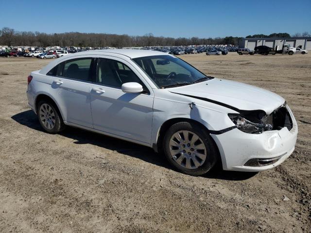 1C3CCBAG6DN721884 - 2013 CHRYSLER 200 LX WHITE photo 4