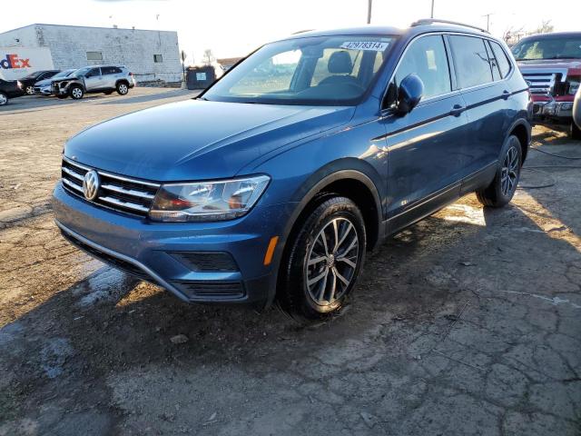 3VV2B7AX0KM068971 - 2019 VOLKSWAGEN TIGUAN SE BLUE photo 1