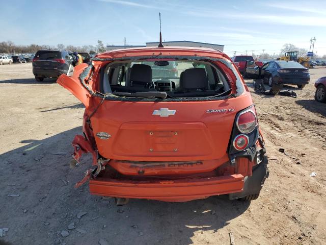 1G1JC6SH2C4103315 - 2012 CHEVROLET SONIC LT ORANGE photo 6