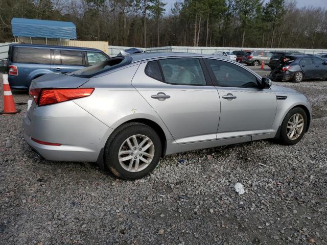 KNAGM4A73D5329142 - 2013 KIA OPTIMA LX SILVER photo 3