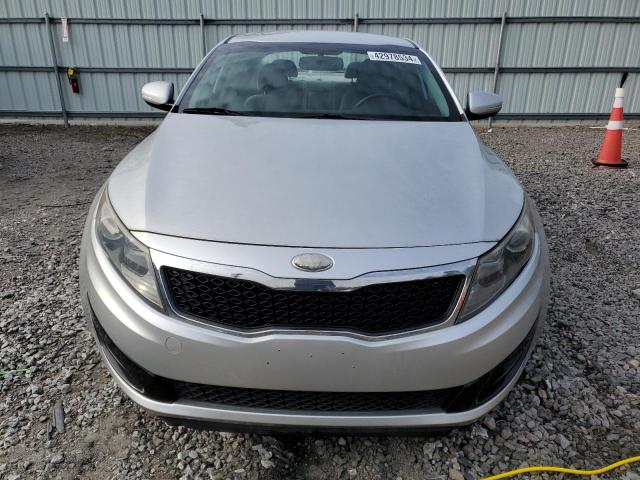 KNAGM4A73D5329142 - 2013 KIA OPTIMA LX SILVER photo 5