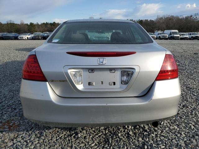 3HGCM56417G701095 - 2007 HONDA ACCORD LX SILVER photo 6