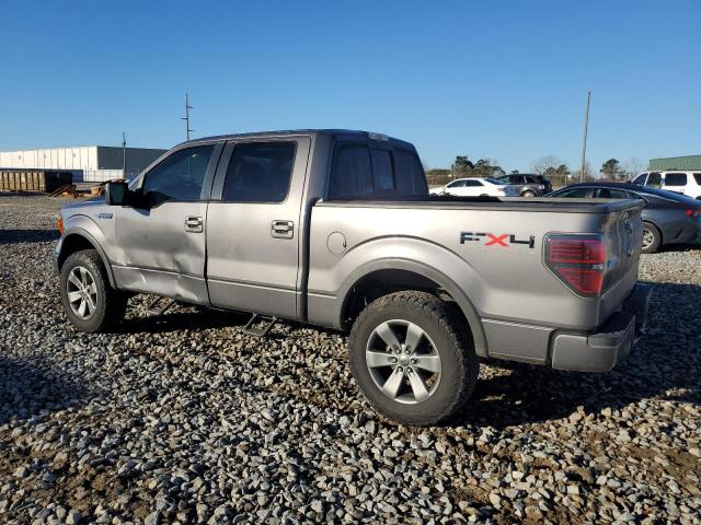 1FTFW1EV1AFB35246 - 2010 FORD F150 SUPERCREW GRAY photo 2