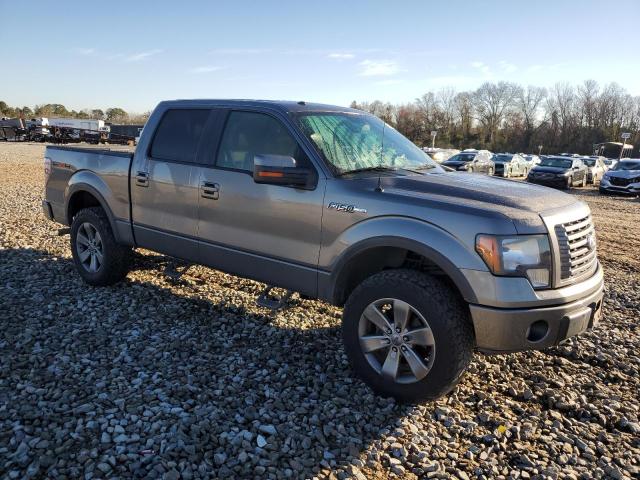 1FTFW1EV1AFB35246 - 2010 FORD F150 SUPERCREW GRAY photo 4