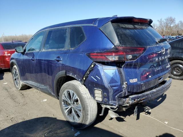 5N1BT3BB6NC681086 - 2022 NISSAN ROGUE SV BLUE photo 2